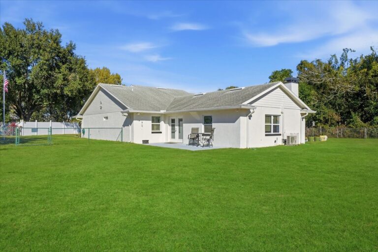 02-Exterior Back with Grass